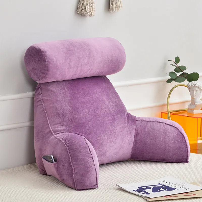 Backrest Pillow With Arms & Headrest