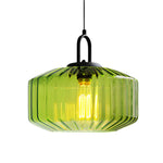 Stained Glass Drop Ceiling Fixture 11 Inch Shade E27 Socket Adjustable Height Soft Glow Over Island Table Bedside Versatile Accent for Conte