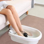 Revitalizing Ionic Foot Bath Massager with Vibrating Whirlpool Action for Ultimate Detox Relaxation