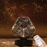 Galaxy Ceiling Projector Rechargeable Remote-Controlled Astronomy Night Light for Kids Bedrooms Living Rooms 12 Constellation Modes