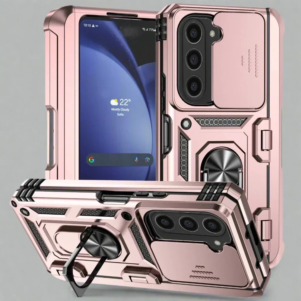 Reinforced Armor Case for Galaxy Z Fold 6 & Z Fold 5 – Drop-Resistant Phone Shell with Precise Hinge Coverage & Full-Access Design