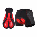 Padded Cycling Shorts with Gel Insert for Men & Women – Breathable Performance Bike Shorts for Long Distance Road Rides, Mountain Biking &