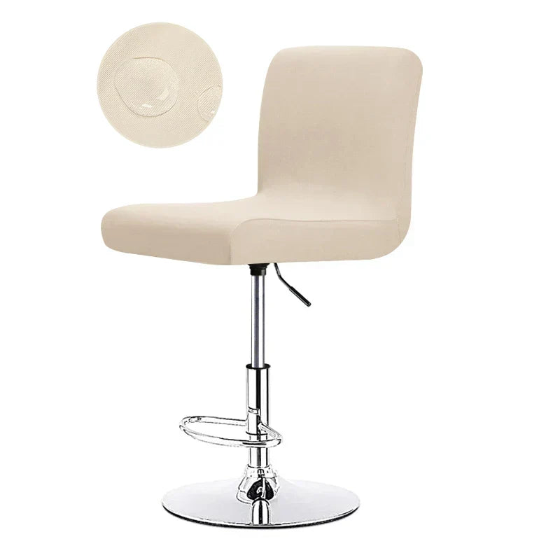 Stretch Bar Stool Cover | Universal Fit Chair Slipcover for Kitchen Counter Stools, Dining Room & Home Bar Seating Protection | Water-Resistant