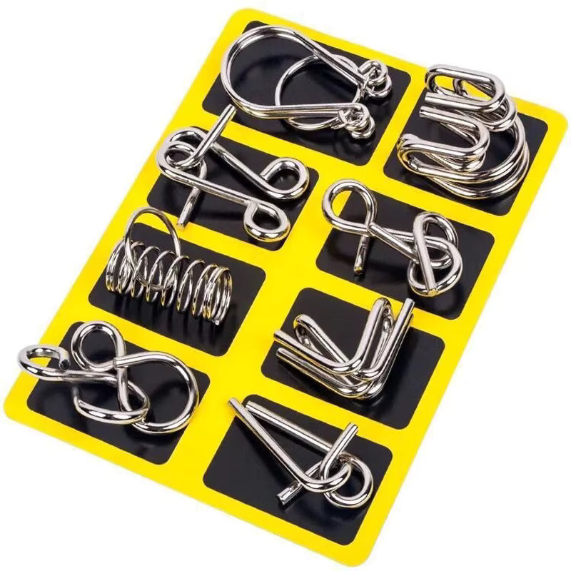 Challenging Metal Brain Teaser Puzzle Toy