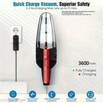 Cordless Handheld Vacuum Cleaner with Cyclonic Suction for Car & Home – Wet Dry Portable Dust Buster 120W Motor 30 Min Runtime