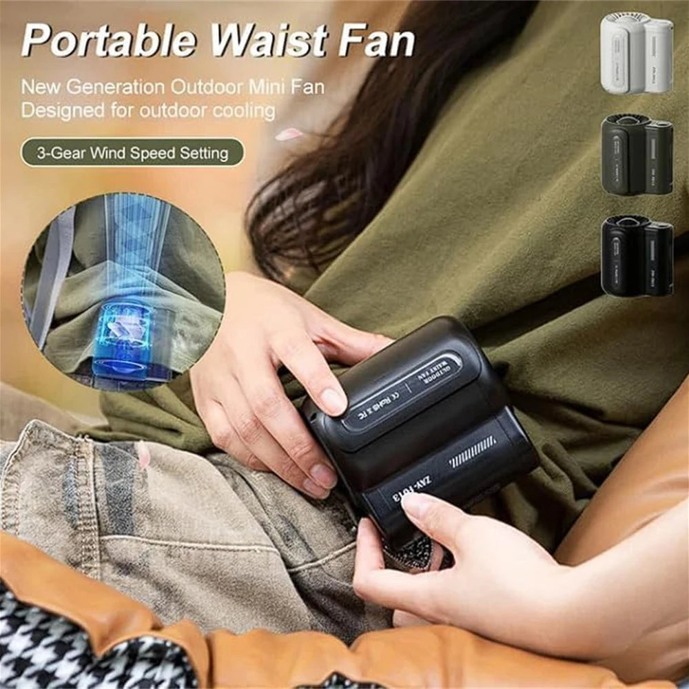 Compact Rechargeable Personal Neck Fan for Hands Free Cooling
