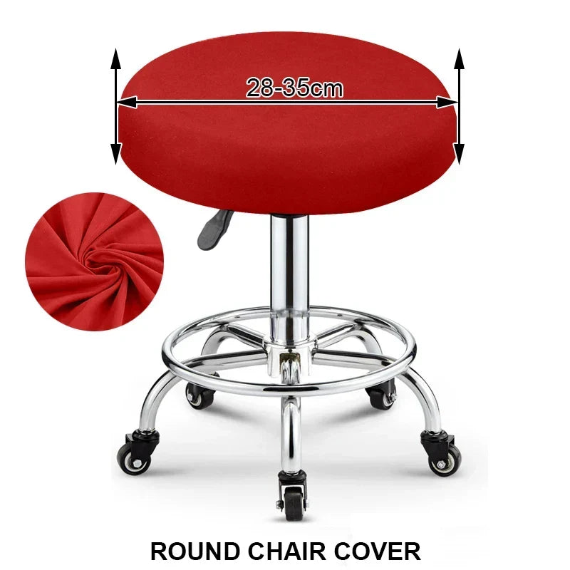 Stretch Bar Stool Cover | Universal Fit Chair Slipcover for Kitchen Counter Stools, Dining Room & Home Bar Seating Protection | Water-Resistant