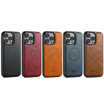 Folio Phone Case with Card Holder for iPhone 15, 15 Pro, 15 Plus, 15 Pro Max – Textured Finish with Raised Edge Protection