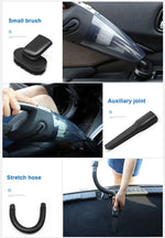 Cordless Handheld Vacuum Cleaner 120W Cyclonic Suction Rechargeable Battery 30 Min Runtime for Home Car Upholstery Pet Hair