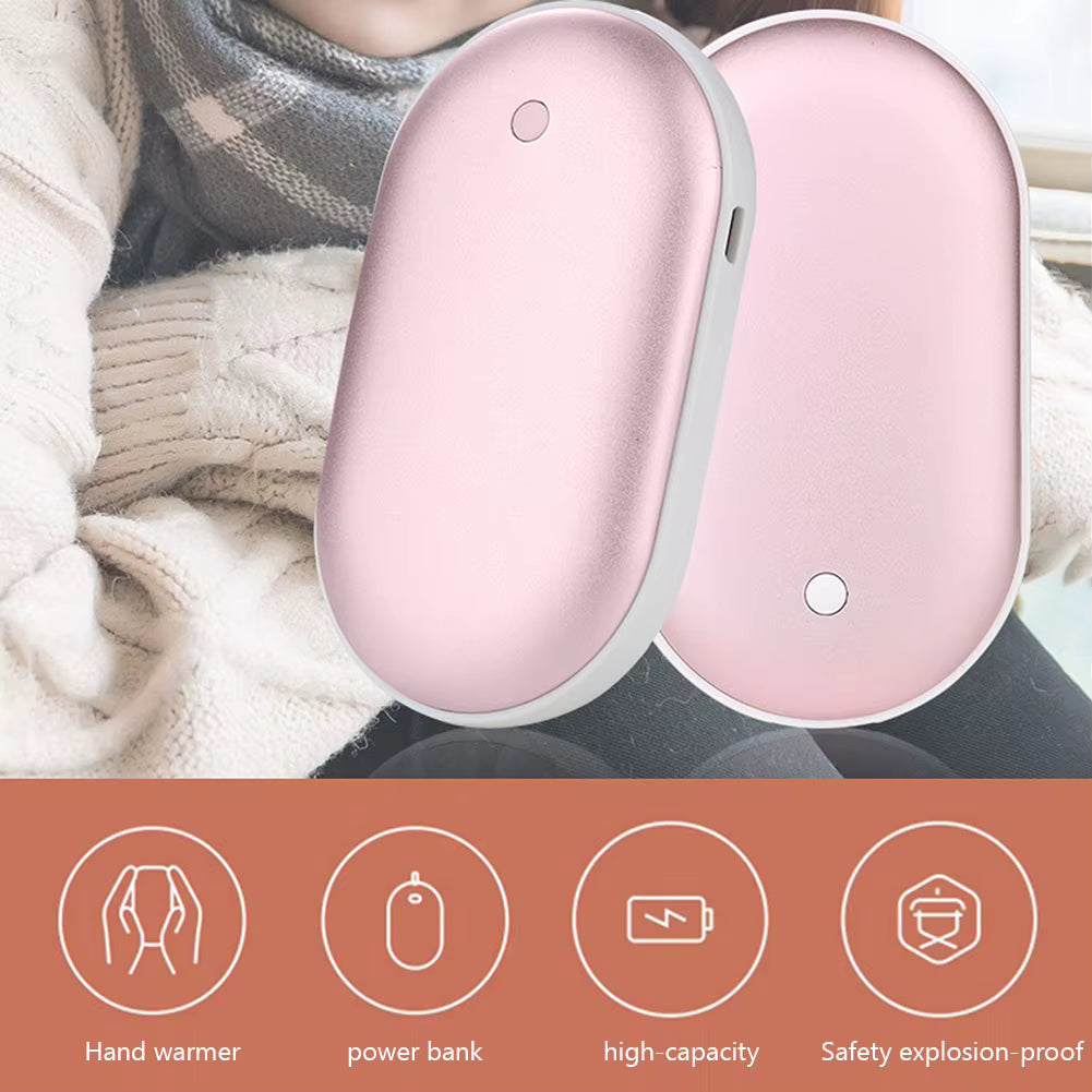 Portable Rechargeable Hand Warmer Power Bank