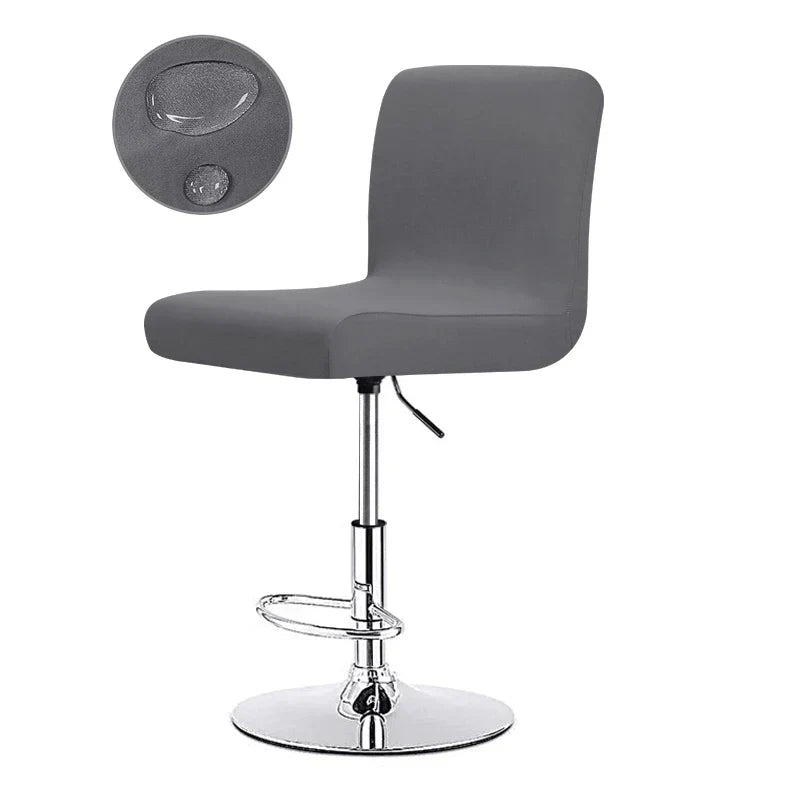Stretch Bar Stool Cover | Universal Fit Chair Slipcover for Kitchen Counter Stools, Dining Room & Home Bar Seating Protection | Water-Resistant