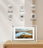 5-Inch IPS Digital Picture Frame with Rechargeable Battery | Tabletop Photo & Video Display for Desk & Home | HD Media Player with USB &