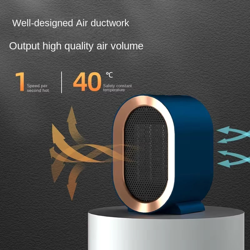 Compact Electric Space Heater with Digital Thermostat