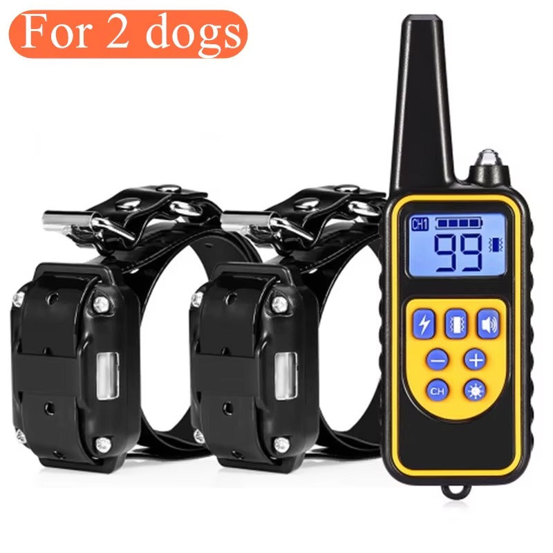 Waterproof Rechargeable Dog Training Collar with Remote Control