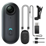 Compact 4K Action Camera with WiFi, Water-Resistant Housing, Magnetic Clip & 360° Rotating Mount for POV Recording