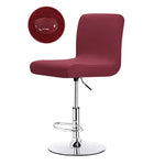 Stretch Bar Stool Cover | Universal Fit Chair Slipcover for Kitchen Counter Stools, Dining Room & Home Bar Seating Protection | Water-Resistant