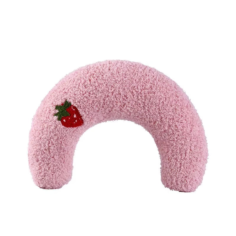 Plush Dog Bed with Soothing Pattern for Pet Calm