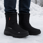 Insulated Water-Resistant Snow Boots for Women – Slip-Resistant Winter Footwear with Plush Lining for Cold Weather