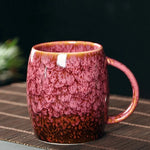 Handcrafted Stoneware Coffee Mug 4-Inch for Morning Coffee Tea Hot Cocoa Kitchen Drinkware Dishwasher-Safe Ergonomic Handle Home Office Brea