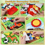 Fun Farm Animal Kids Learning Book