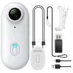 Compact 4K Action Camera with WiFi, Water-Resistant Housing, Magnetic Clip & 360° Rotating Mount for POV Recording