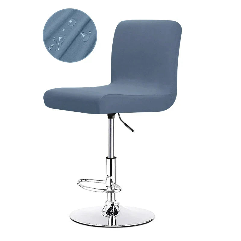 Stretch Bar Stool Cover | Universal Fit Chair Slipcover for Kitchen Counter Stools, Dining Room & Home Bar Seating Protection | Water-Resistant