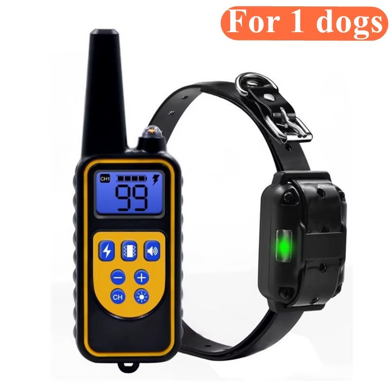 Waterproof Rechargeable Dog Training Collar with Remote Control