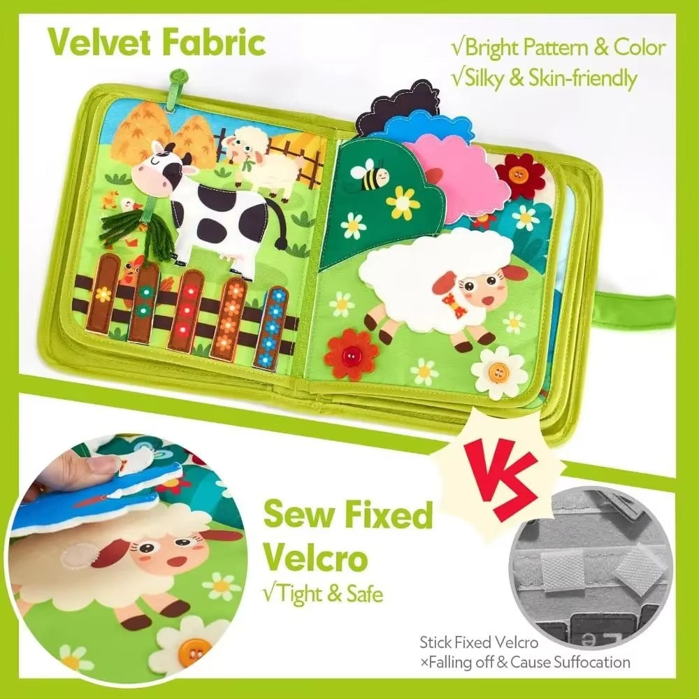 Fun Farm Animal Kids Learning Book