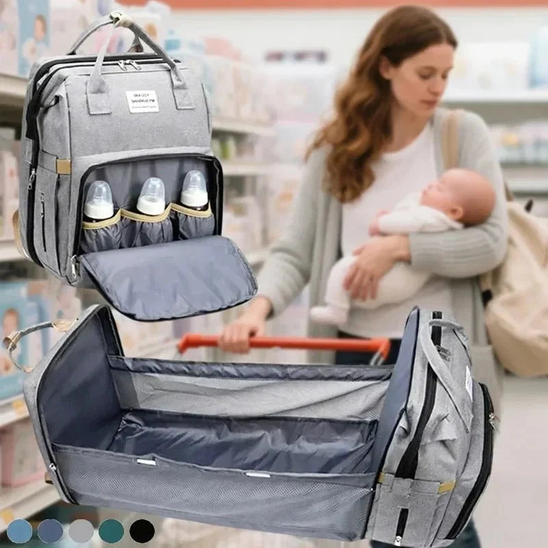 3-in-1 Diaper Bag Backpack with Changing Station