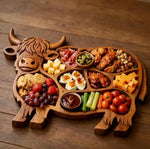 Rustic Cow Charcuterie Board