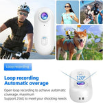 Compact 4K Action Camera with WiFi, Water-Resistant Housing, Magnetic Clip & 360° Rotating Mount for POV Recording