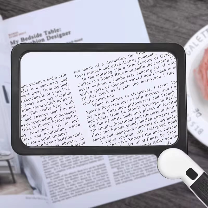 Bright LED Magnifying Glass with 5X Zoom Lens