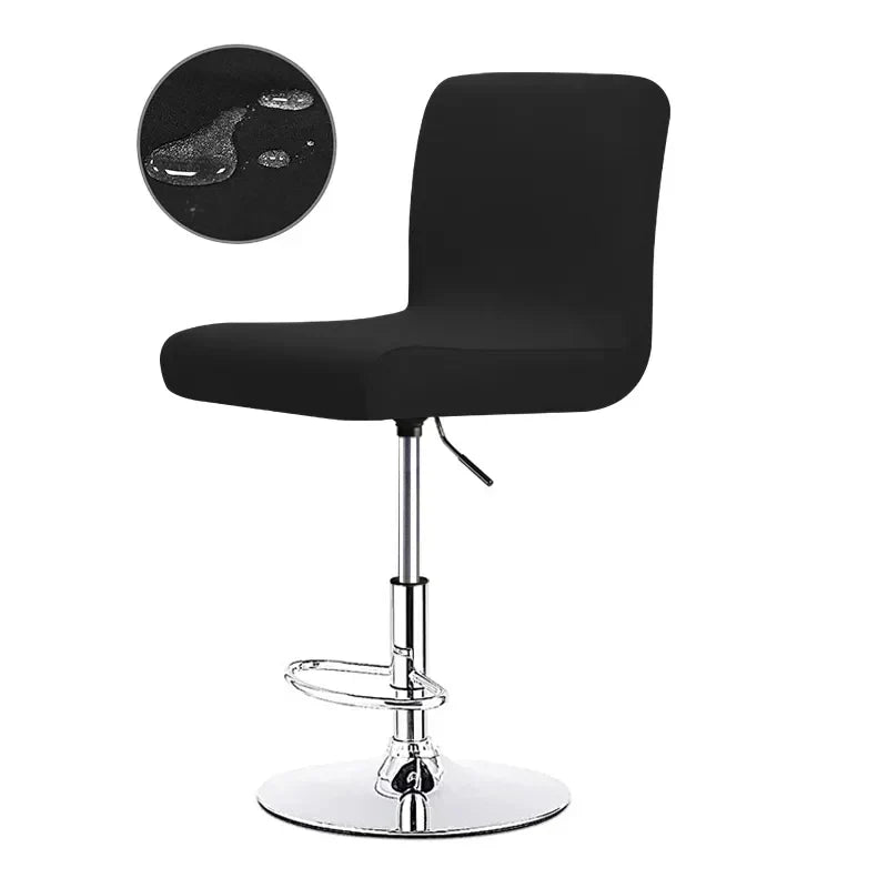 Stretch Bar Stool Cover | Universal Fit Chair Slipcover for Kitchen Counter Stools, Dining Room & Home Bar Seating Protection | Water-Resistant