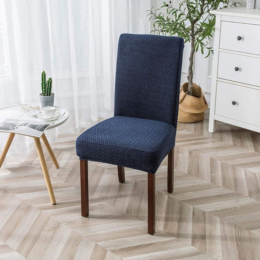 Sierra Dining Chair Cover - High Elasticity Jacquard Velvet, Machine Washable