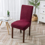 Sierra Dining Chair Cover - High Elasticity Jacquard Velvet, Machine Washable