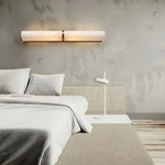 Glass Wall Sconce 2-Light Modern LED Fixture with Metal Frame for Bedroom Living Room Hallway