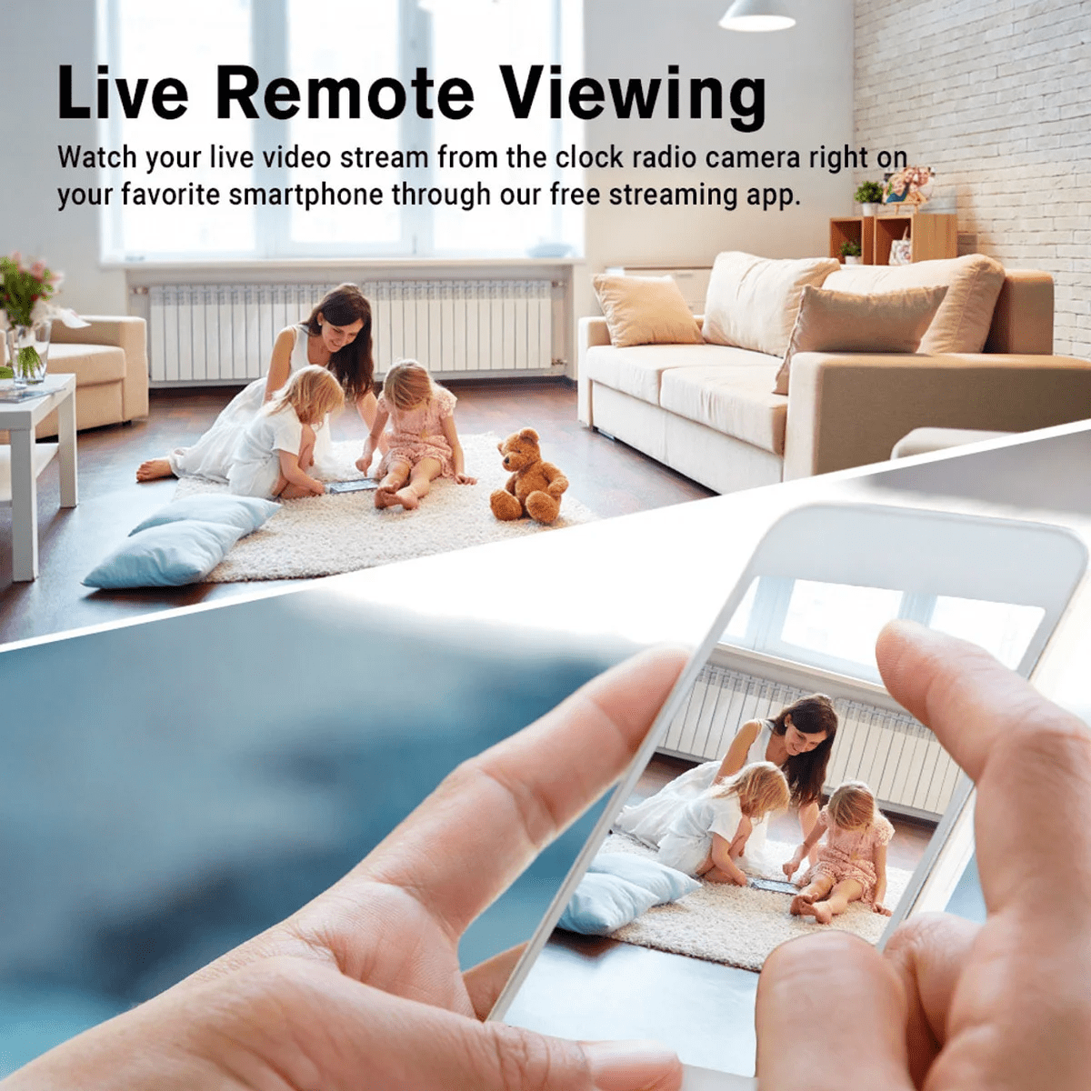 Hidden Camera Charger 1080P HD Home Security Surveillance with Motion Alerts & Live View for iPhone Android Remote Monitoring Covert