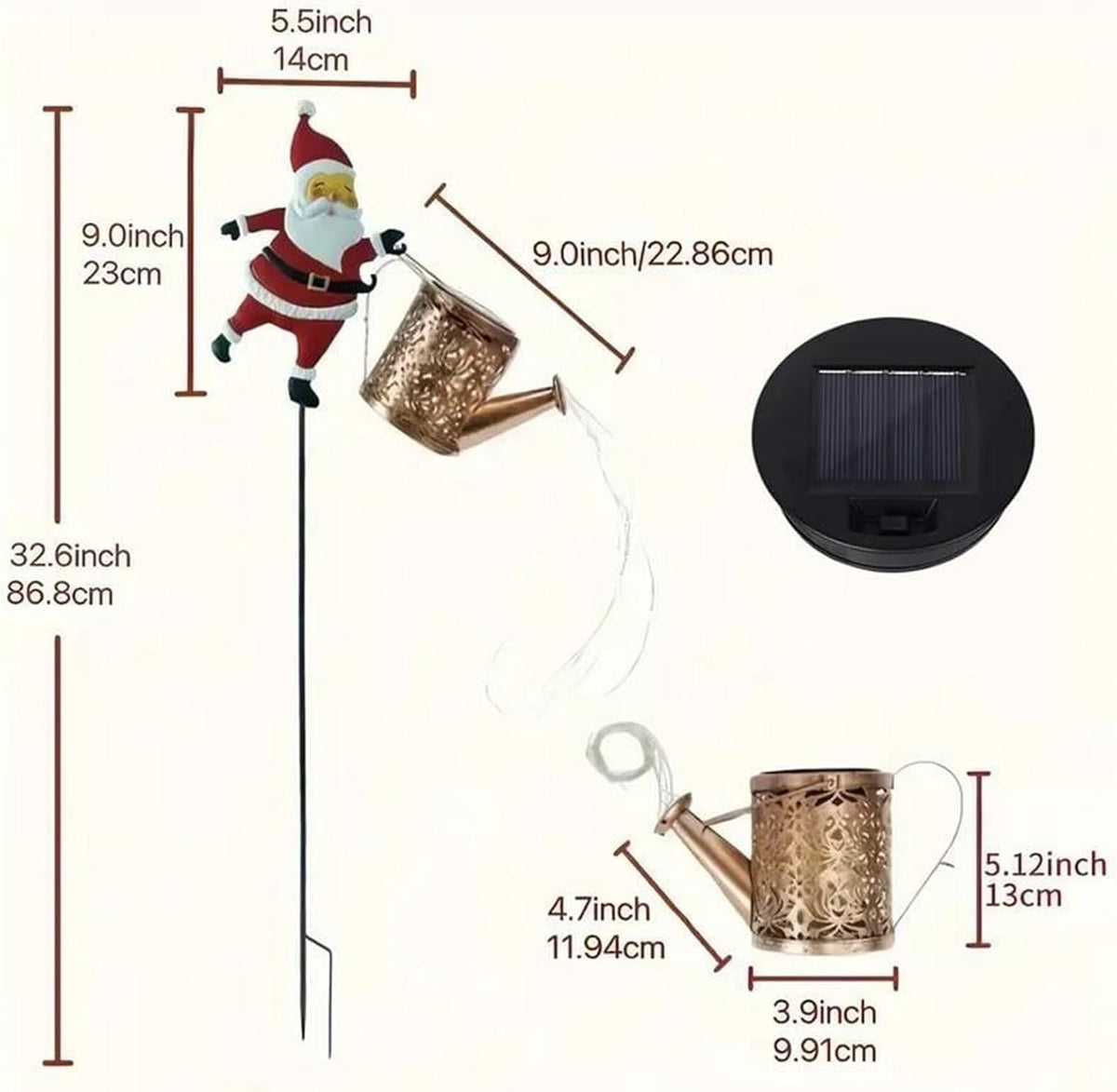 SantaSprinkle™ - Solar Kettle Lights
