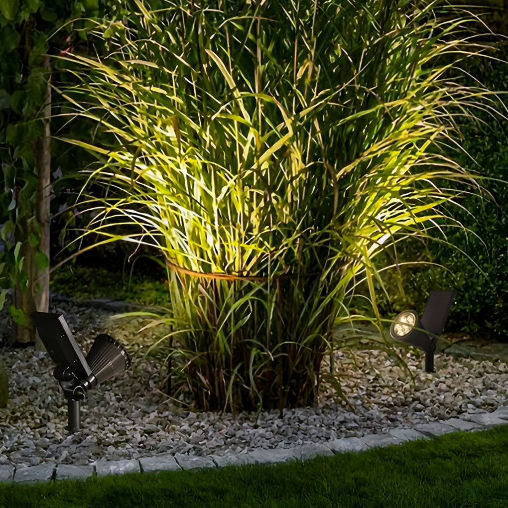 Solar Powered Waterproof Spotlights – Modern Landscape Accent Lights