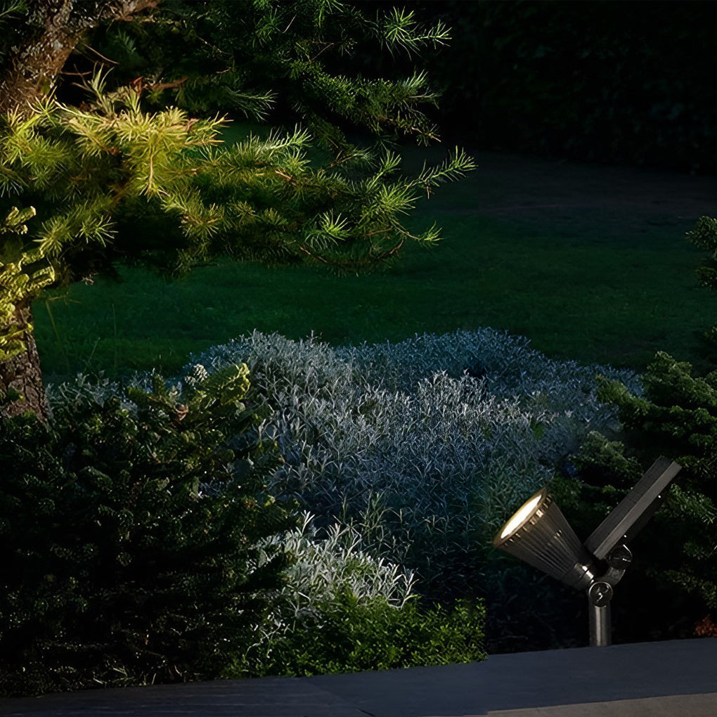 Solar Powered Waterproof Spotlights – Modern Landscape Accent Lights