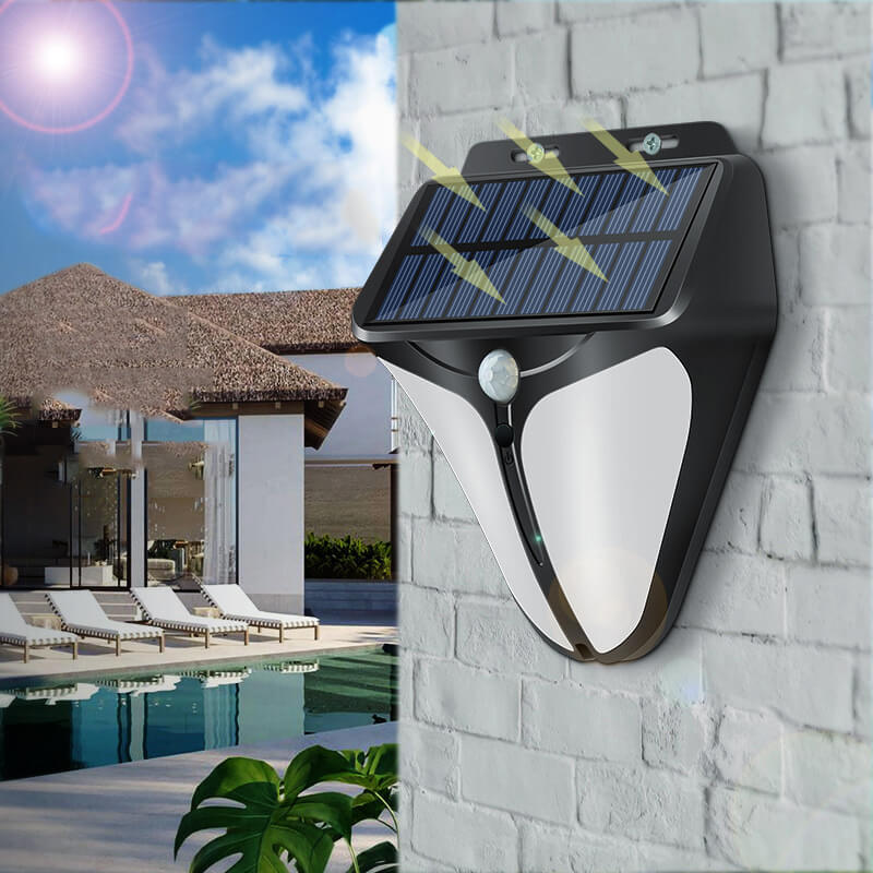 Bright Outdoor Solar Motion Lantern for Home Security