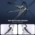 Wireless Bluetooth 5.1 Headphones with Dual Mic Noise Reduction