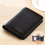Dotisk Stylish Slim RFID Blocking Wallet for Men with Premium Leather Finish | Minimalist Design for Everyday Use