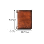 Dotisk Stylish Slim RFID Blocking Wallet for Men with Premium Leather Finish | Minimalist Design for Everyday Use