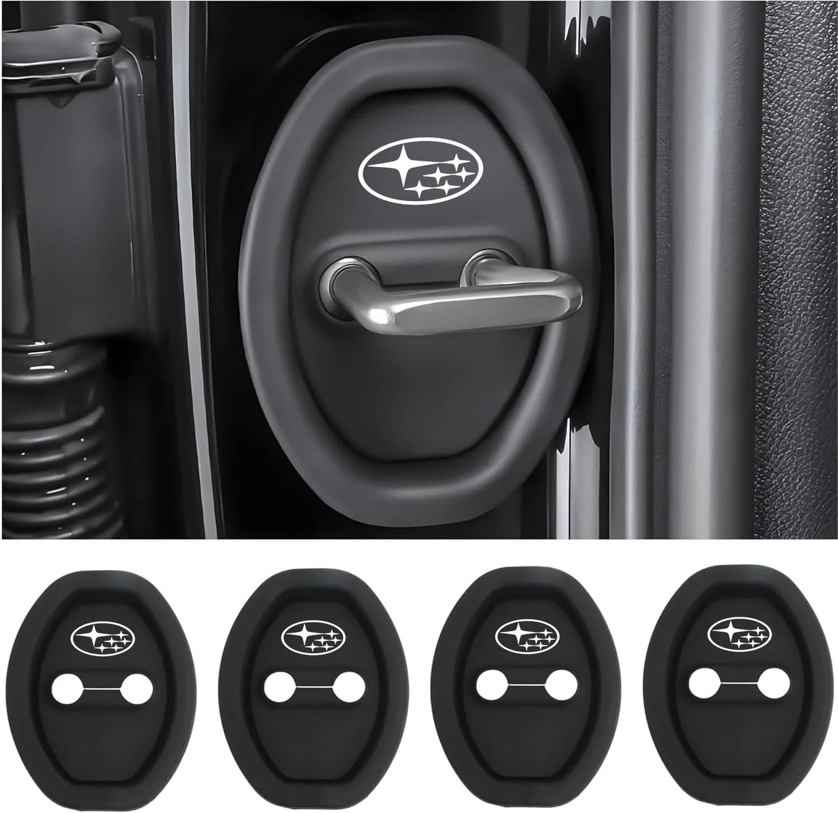 Durable Car Door Edge Guards Protector (4 Pack)