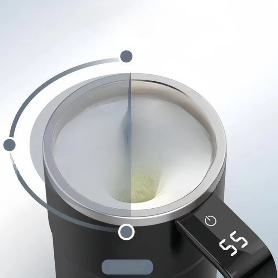 Intelligent Coffee Mug with Stirrer and Temp Control
