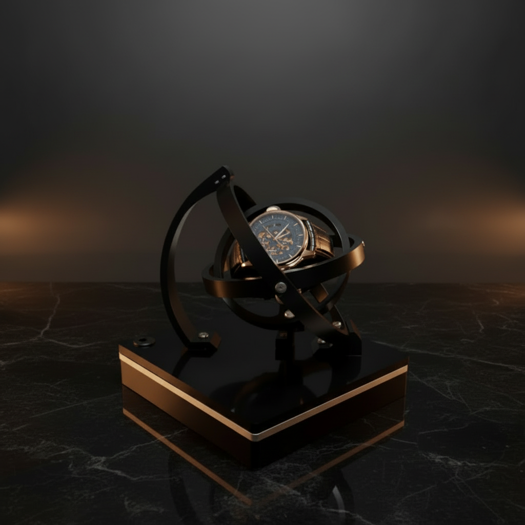 LUXWINDER – Automatic Watch Winder Box Quiet Motor Display Case