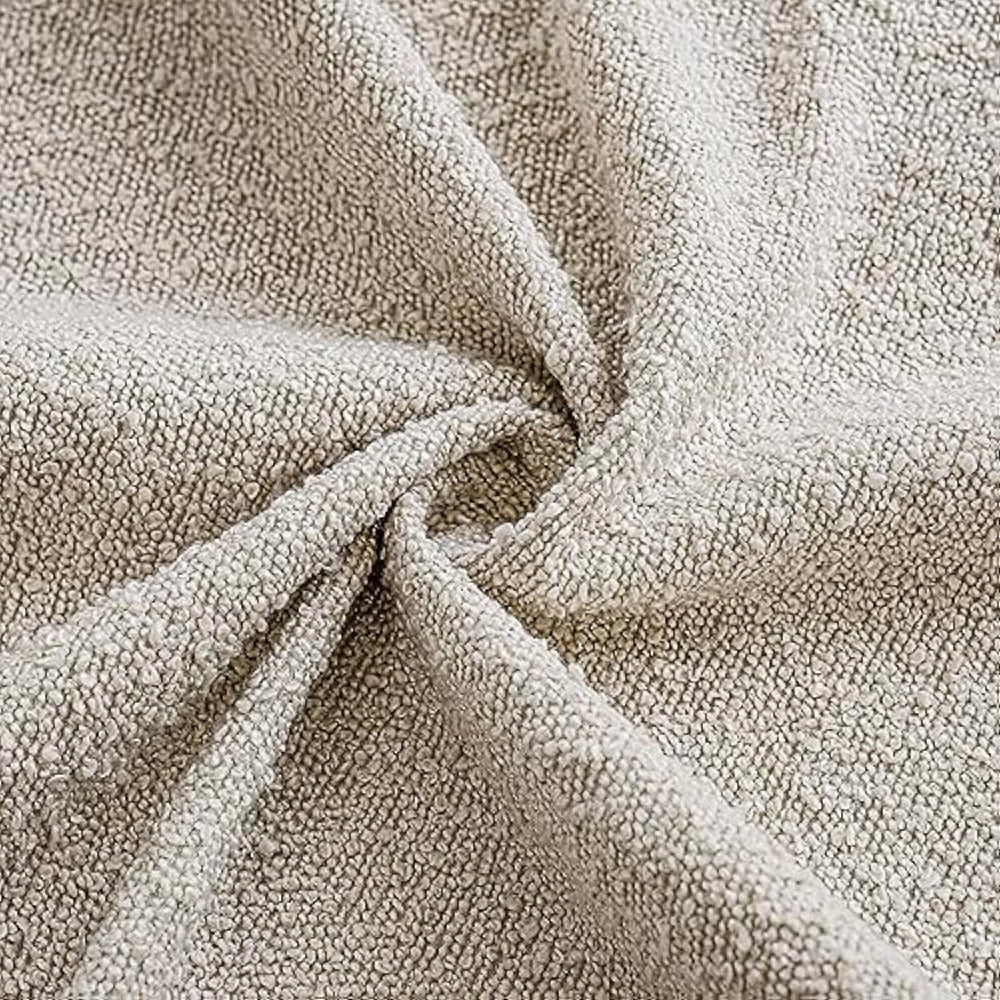 Truvel Boucle Cushion Cover - Durable Microfiber, 18x18 Inches