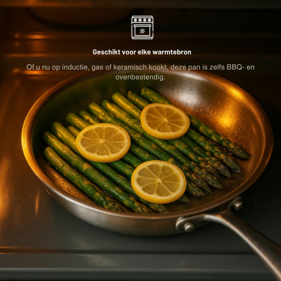 Hammered Skillet Induction-Compatible PFAS-Free Chemical-Free Cooking Surface for Gas Electric Stovetop Kitchen Cookware