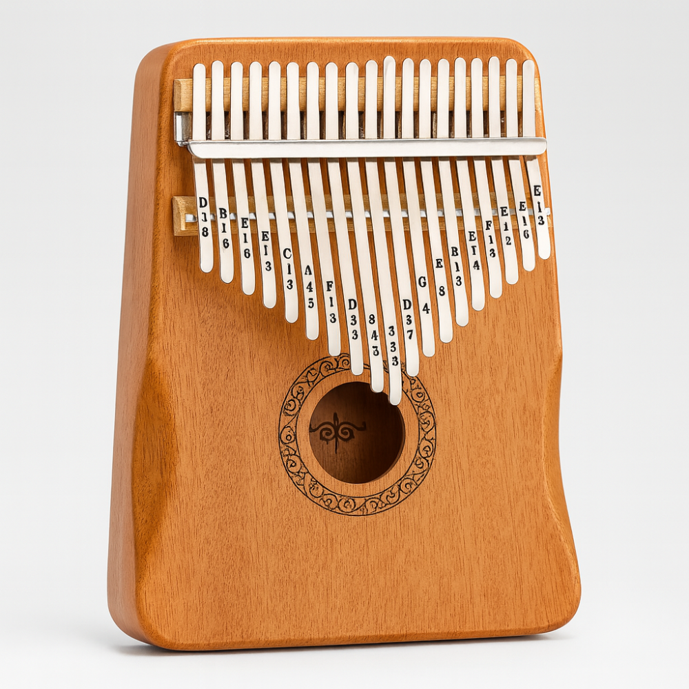 Natural Wood 17-Key Kalimba Thumb Piano Instrument